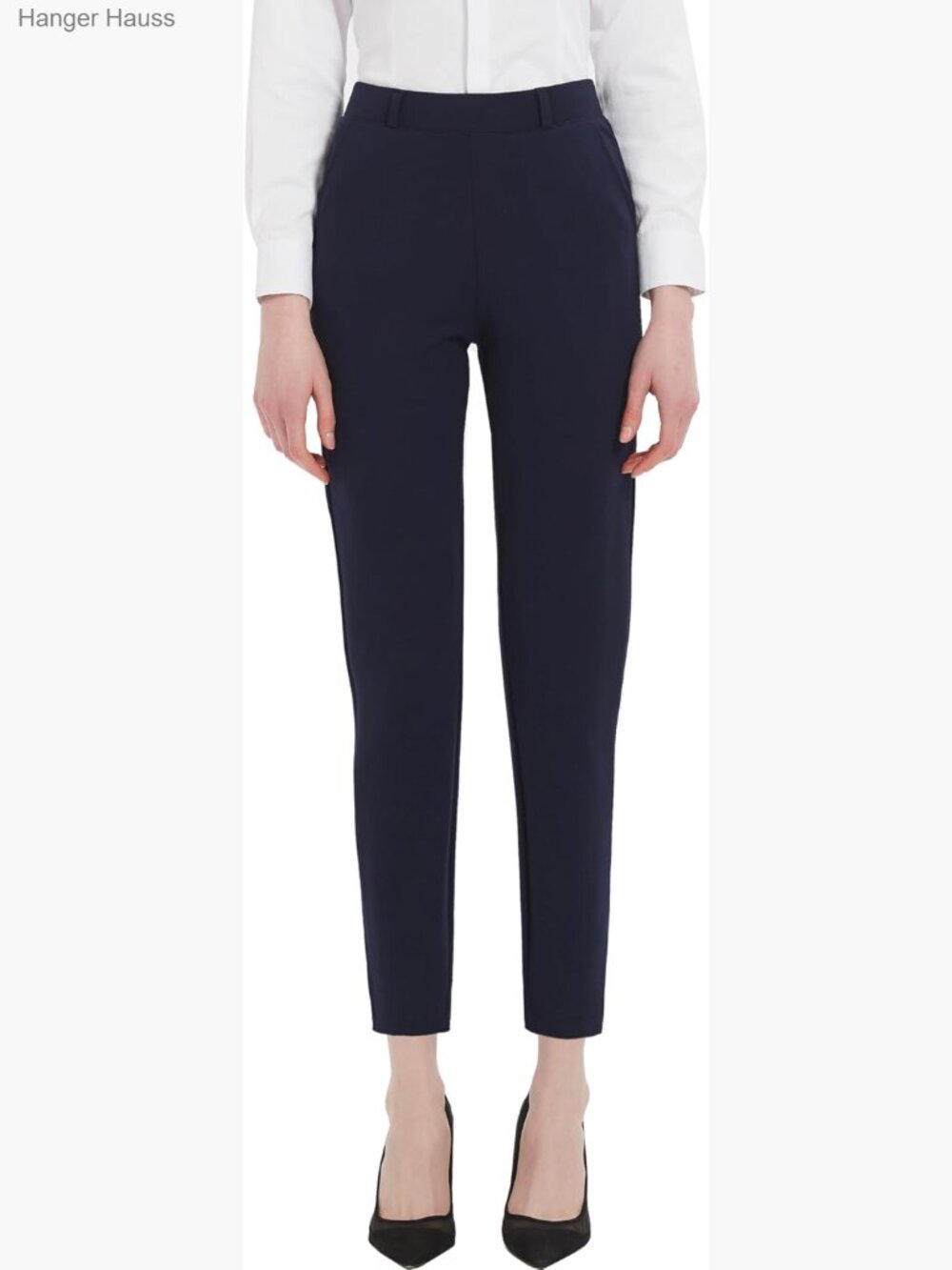 Stretchy Pull-On Work Pants for Women, Professional Business Attire